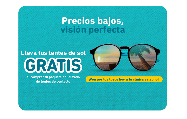 precios bajos lentes gratis