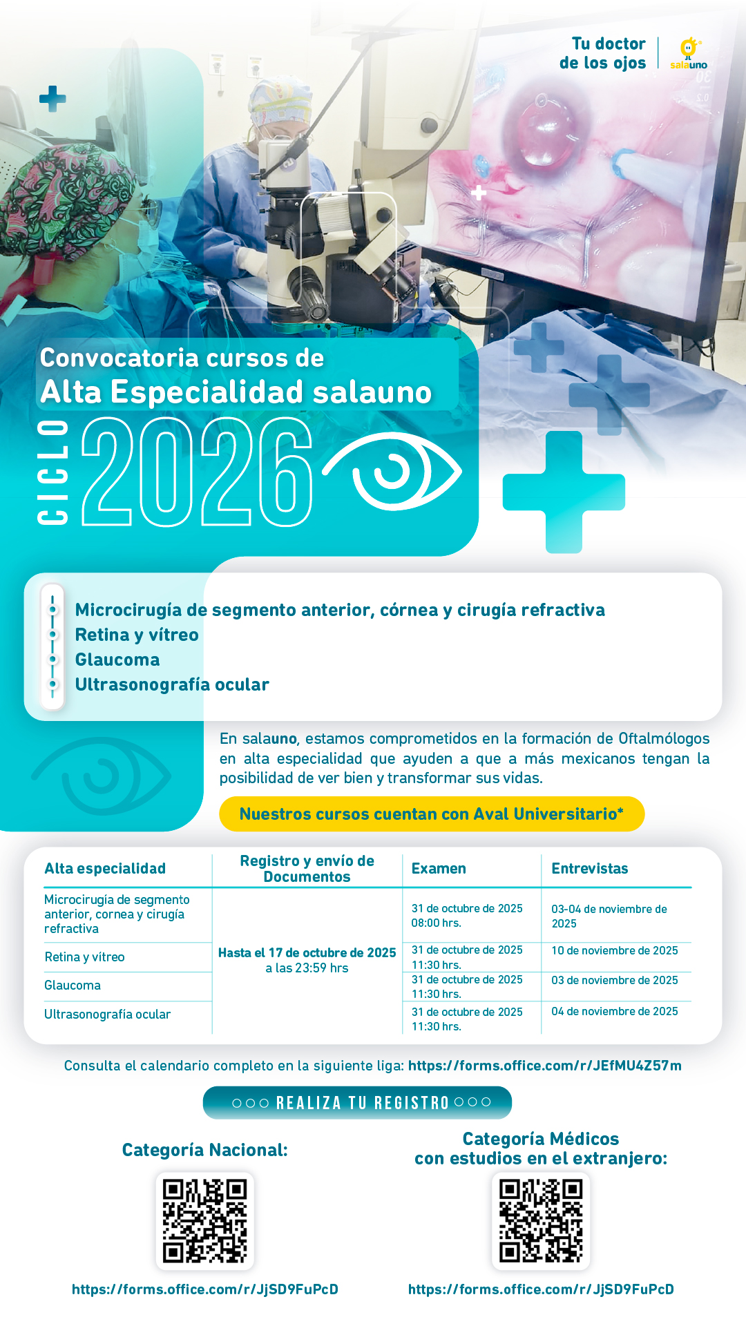 Convocatoria Cursos de Alta Especialidad Desktop